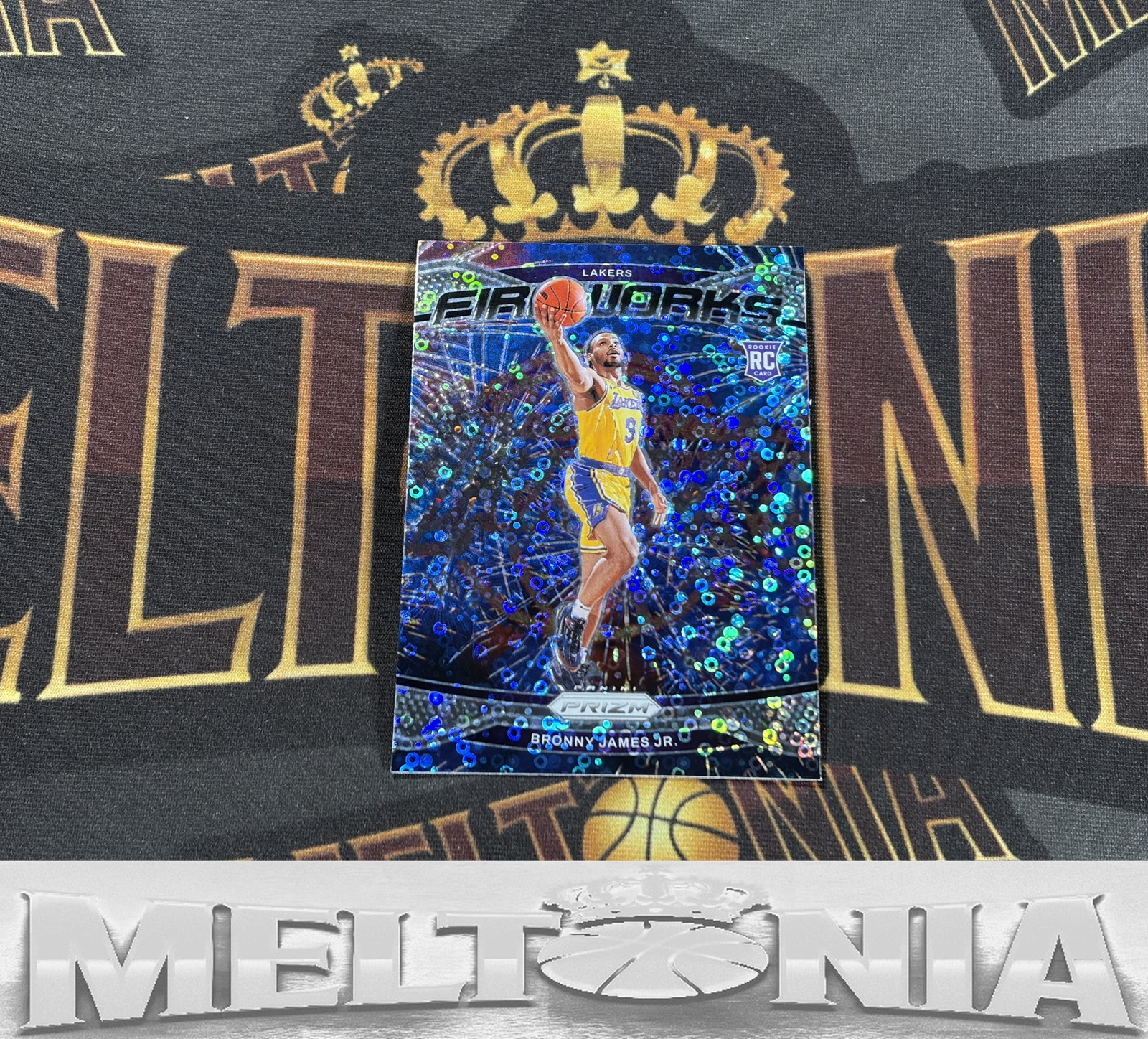 Bronny James Jr. 2024-25 Panini Prizm #14 Fireworks Prizms Fast Break