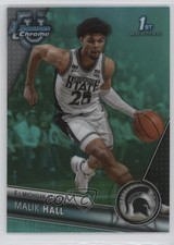 2023-24 Bowman U Chrome Aqua Refractor 218/299 Malik Hall #55 5l1