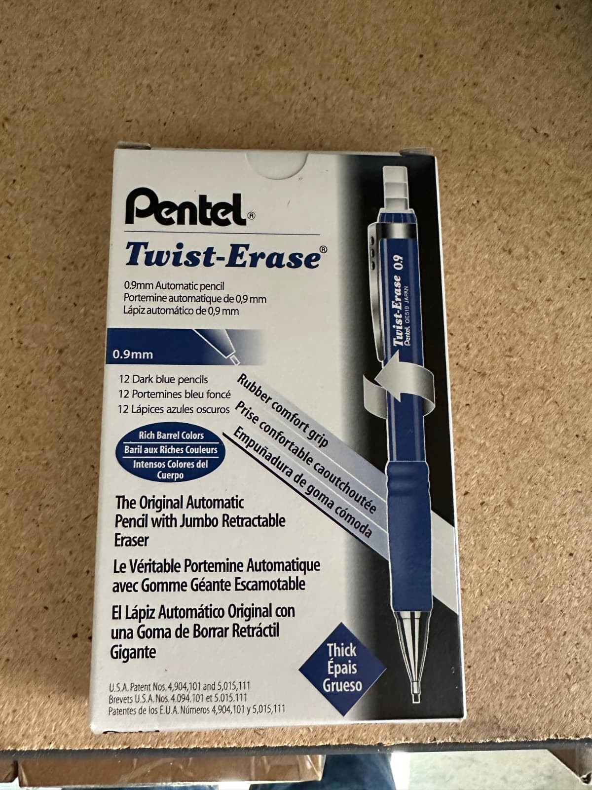 Dark Blue With Eraser