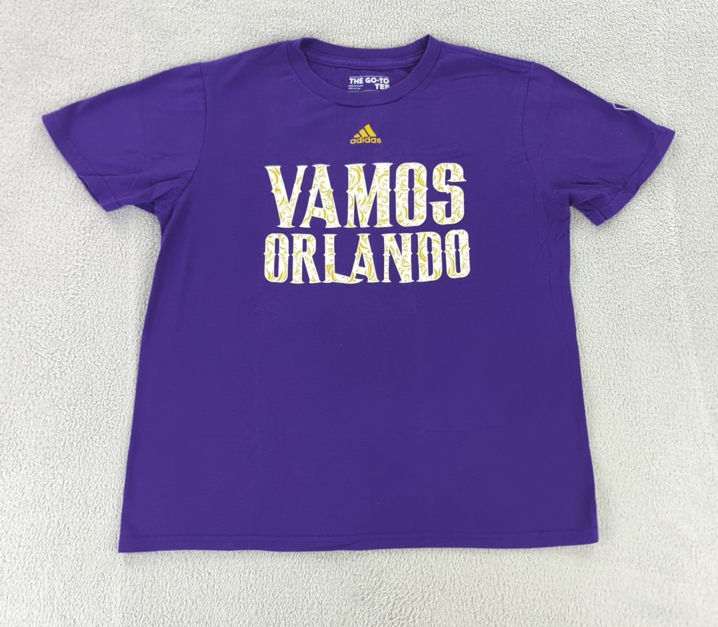 Orlando City Shirt Adidas Vamos Orlando MLS Boys Youth Large 14-16
