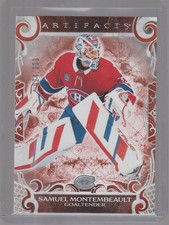 2024-25 Upper Deck Artifacts - Goalies Samuel Montembeault #102 Ruby /399