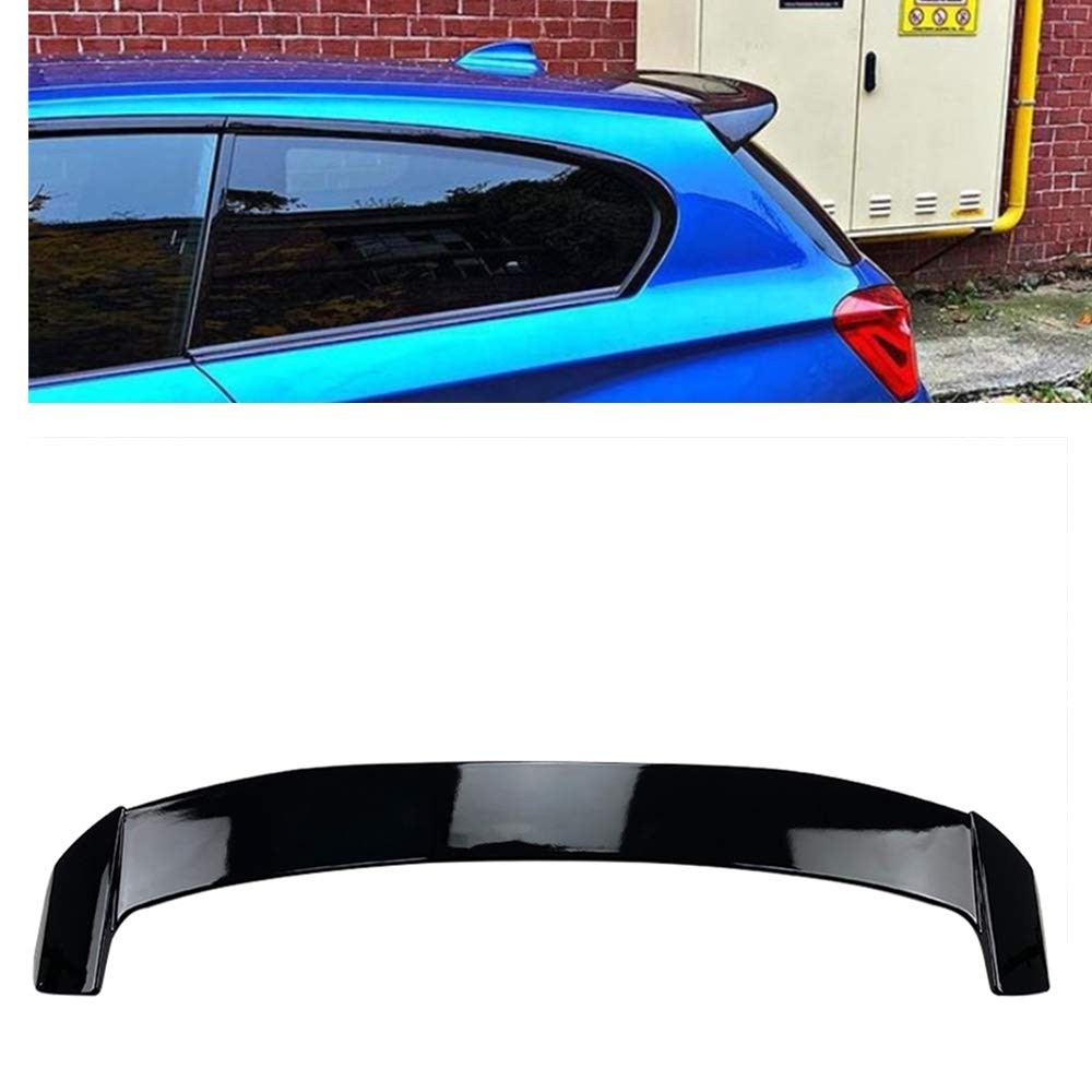 Black Rear Roof Spoiler Wing For BMW 1 Series F20 F21 LCI M135i M140i 2015-2019