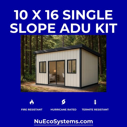 Fire Resistant Backyard Office Granny Flat Tiny Home Kit Front Porch - Picture 10 of 24
