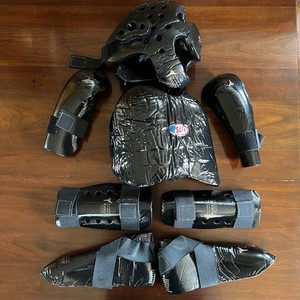 Youth Size Large Martial Arts Karate Protective Sparring Gear Gym Bag Belts Set