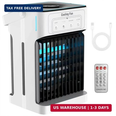 Portable Air Conditioners, Upgraded Motor Evaporative Air Cooler with Remote, 3