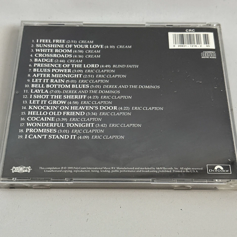 Eric Clapton 3 CD Lot Cream Of Clapton- Unplugged - From The Cradle Used Foto 3 de 4