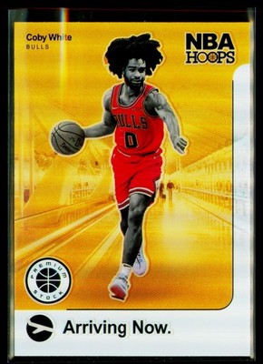 2019-20 Hoops #16 Coby White Arriving Now Holo