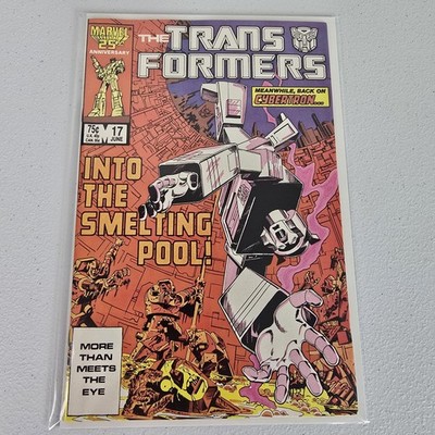 THE TRANSFORMERS #17 Marvel Comics 1986
