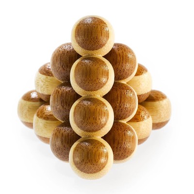 Eureka 3D-Bambus-Gehirn-Puzzle, Kanonenkugeln *