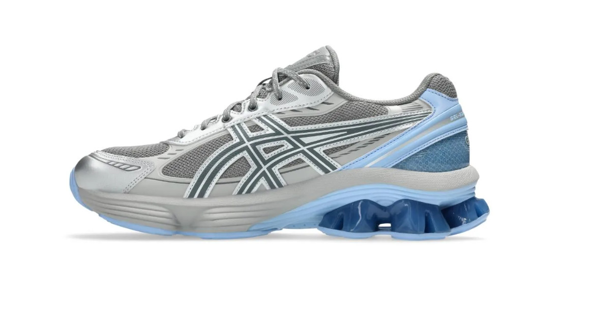 Asics Gel-Kinetic Fluent (Size 9.5) "Steel Grey/Clay Grey/Blue" Men's Sneakers thumbnail 3