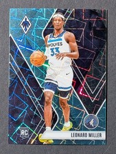 2023-24 Panini Phoenix Leonard Miller #259 Phoenix Teal Lazer