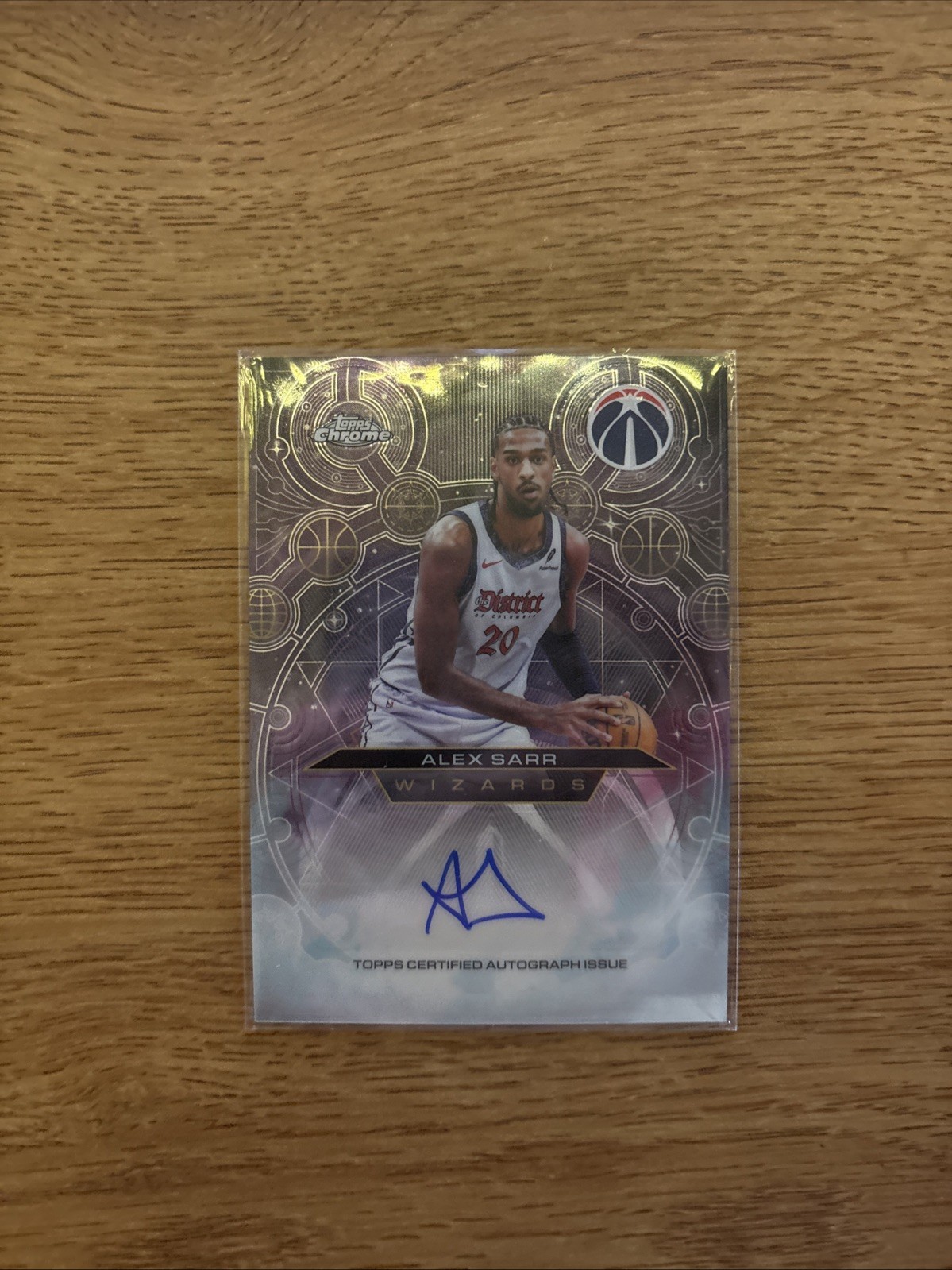 2025-26 Topps Chrome Update Series - Chromographs Alexandre Sarr #CH-AS (AU)