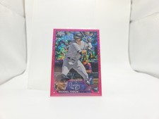 2023 Topps Chrome Michael Toglia 87 RC Magenta Speckle Refractor /350 Rockies