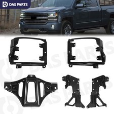 Front Bumper Support Retainer Mount Brackets For 2016-2018 Chevy Silverado 1500