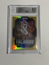 2022-23 Panini Prizm Fireworks Prizms Gold Nikola Jokic Ser# 6/10