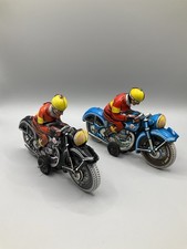 TCO-58 Tippco / Western Germany / Blechspielzeug / Motorrad / x2