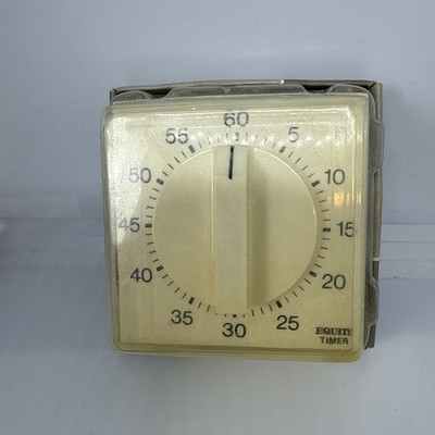 Vintage Equity 1 Stunde Timer. Federaufzug 60 Minuten Timer. New old stock