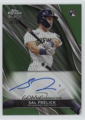 2024 Topps Chrome Black Green Refractor 39/99 Sal Frelick Rookie Auto RC 15tx