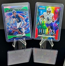 2024 Panini Prizm Rome Odunze Fireworks & DPs Fearless RCs Chicago Bears