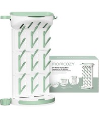 Momcozy DIY Larger Bottle Drying Rack for 18 Bottles, Space Saving Countertop Ve