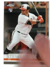 2019 Topps Chrome #135 DJ Stewart Baltimore Orioles RC Baseball Rookie Card. rookie card picture