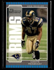 2005 Bowman #202 Dante Ridgeway Rookie Card St. Louis Rams. rookie card picture