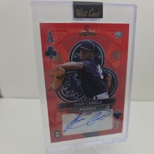 2024 Wild Card 5 Card Draw Juan Carela Auto /2