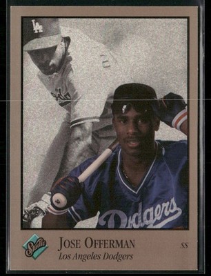 Jose Offerman 1992 Studio #47 Los Angeles Dodgers