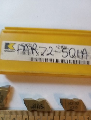 4 Pcs, KENNAMETAL, NG3156R, New Carbide Inserts, Grade KC810, NEW SURPLUS - Picture 2 of 12