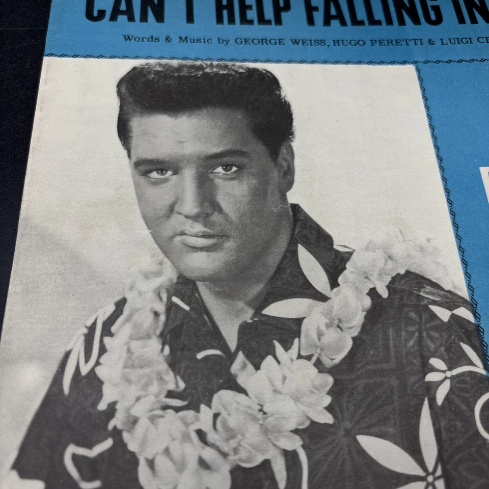 ELVIS PRESLEY Can't Help Falling In Love 1961 Blue Hawaii Cover Org Romanic Gift - Image 2 of 4