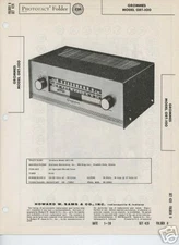 Grommes GRT-100 Tuner-Sams Photofact Tech Docs