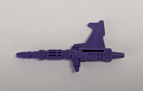 1988 Transformers G1 Weapon Bugly Purple Gun Original Weapon Accessory