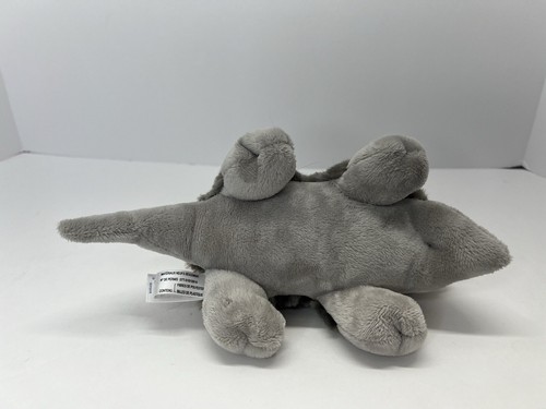 Aurora Striped Plush Small Armadillo Gray 11 Inch Realistic Toy Stuffed Animal - Picture 8 of 12
