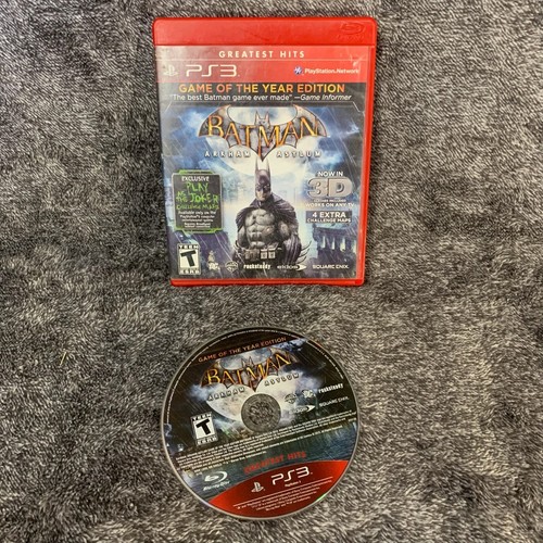 Jeu Batman Arkham Asylum Complet PS3 - Version FR - Très Bon état
