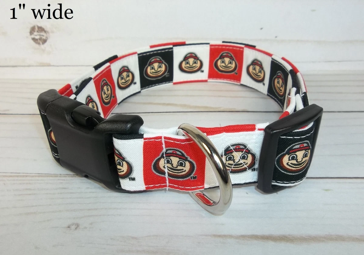 Ohio State Buckeyes Terri s Dog Collar custom made adjustable