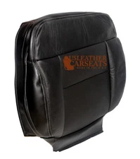 2004-2008 Ford F150 Lariat Driver Bottom Perforated Leather Seat Cover Black