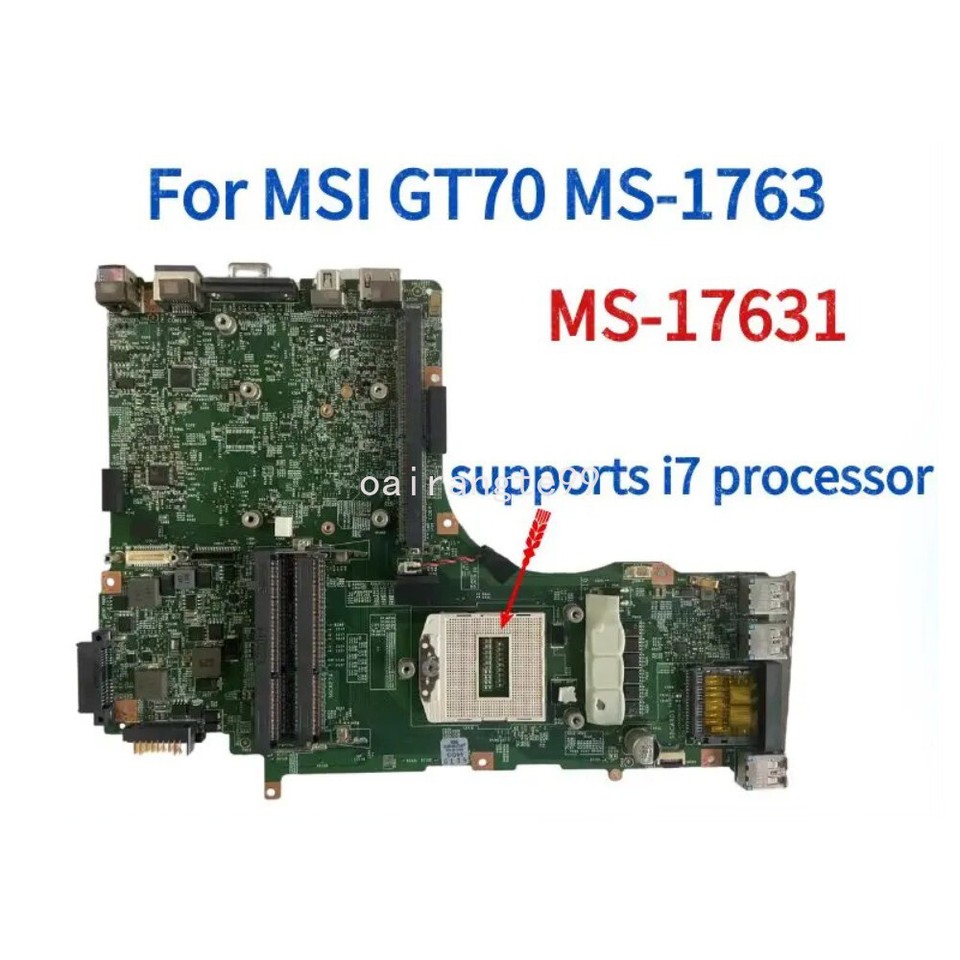 For MSI GT70 MS-1763 MS--1762 Motherboard.MS-17631 MS-17621 HM77 HM87 2 ...