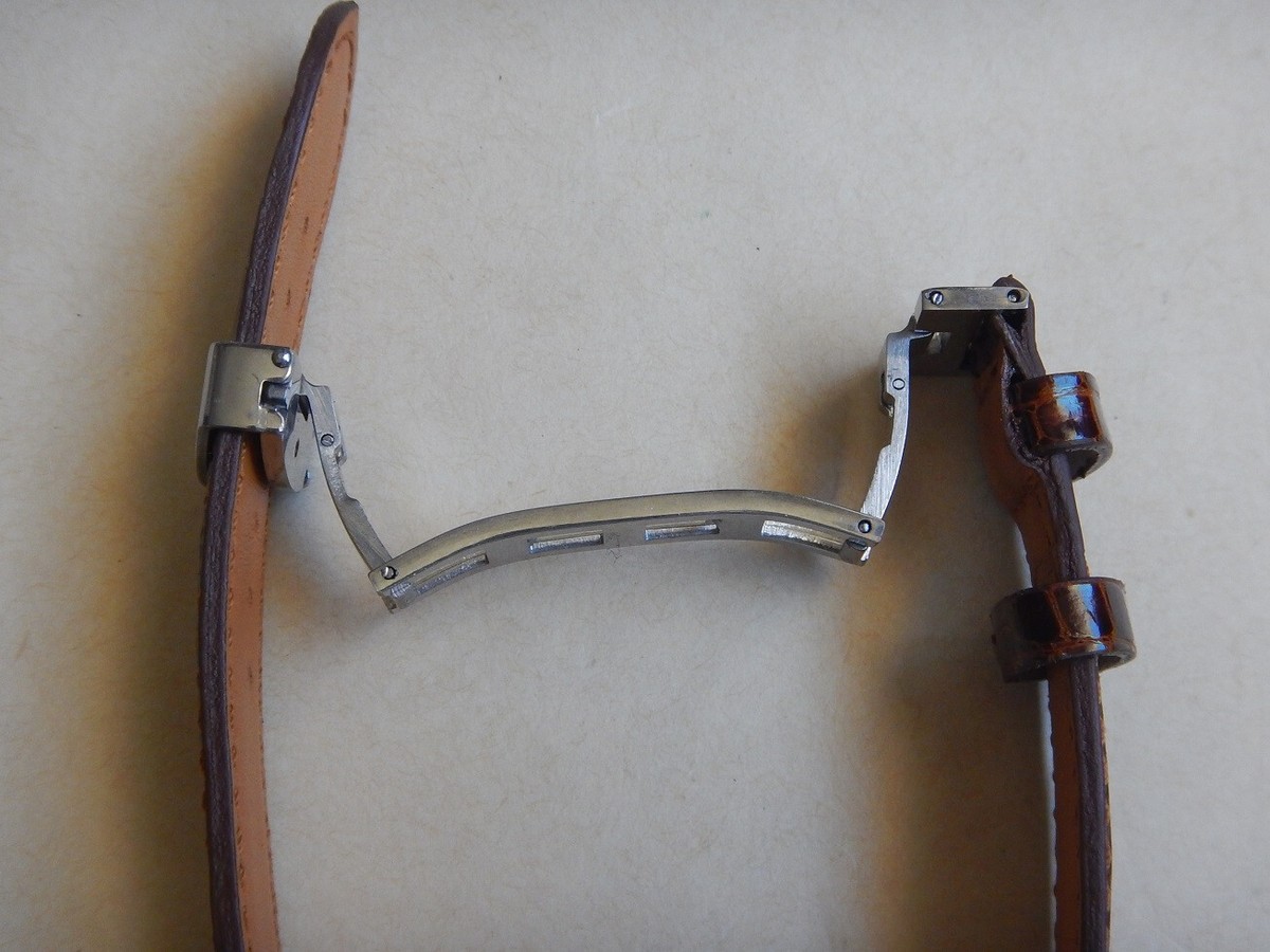 Boucle Déployante Papillon Pour Bracelet Montre, Acier Inox Or - Foto 13