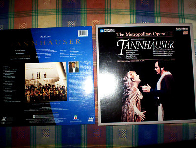 LASERDISC ( 2 ) BOX SET w/ booklet ( TANNHAUSER ) w/ double LASERDISC munich NM-