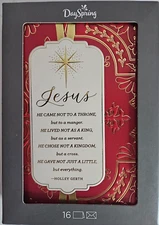 Dayspring Christmas Cards Jesus 16 pack