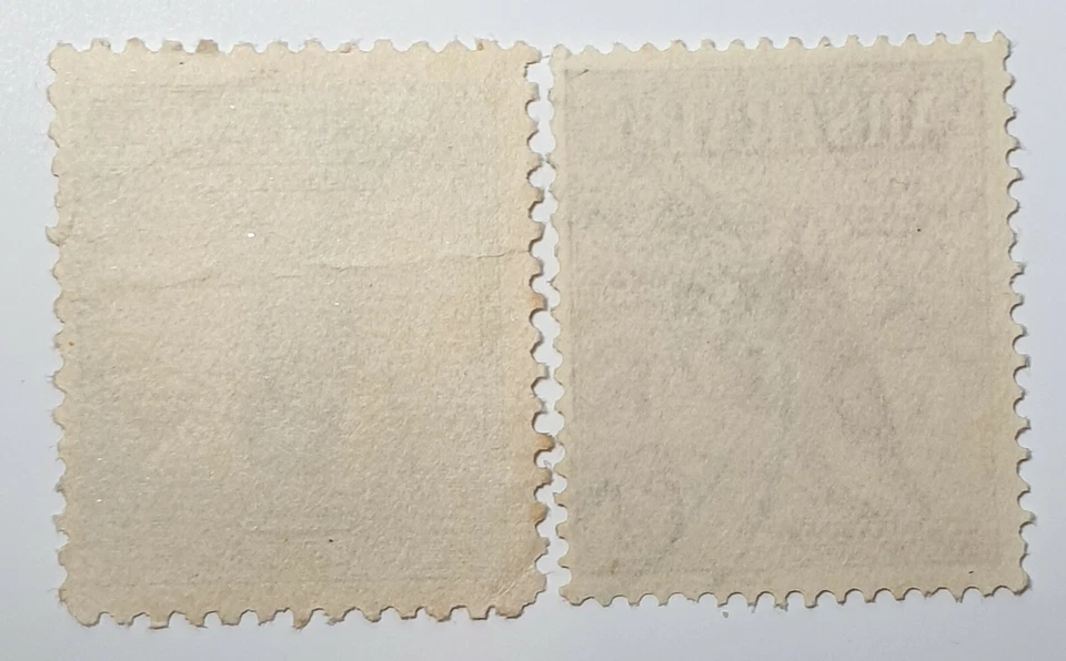 1932 6d Brown Laughing Kookaburra and 1/- Lyrbird set - Used F to VF x 1 - image 2 of 4