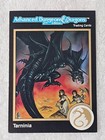 AD&D Tarninia, Black Dragon Gold Border Trading Card #44 Dungeon Dragons 1991 NM