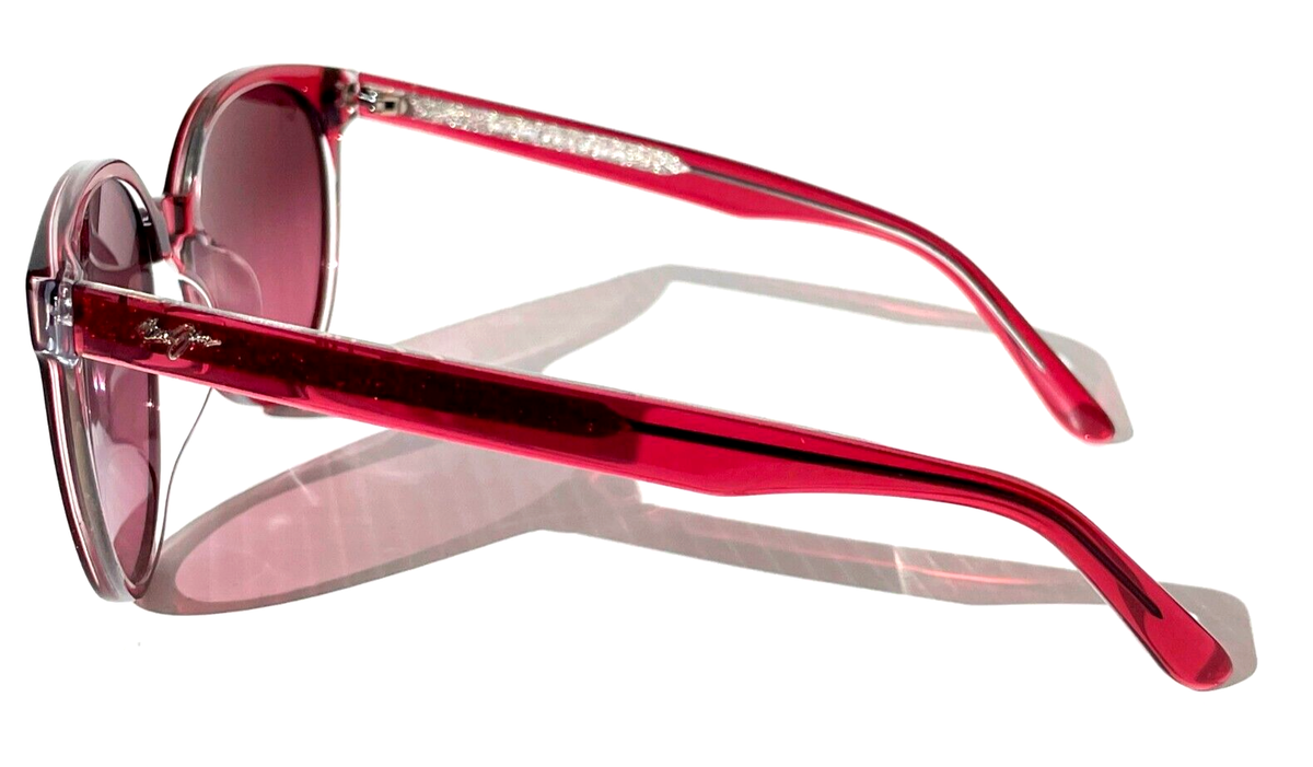 NEW Maui Jim MEHANA Raspberry POLARIZED Crystal Rose GLASS