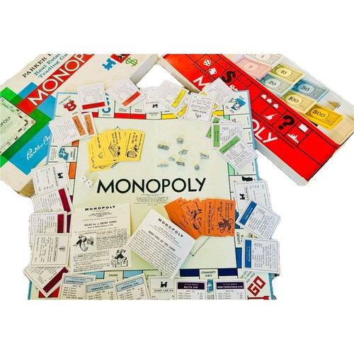 Authentic 1978 Vintage Monopoly replacement parts & pieces