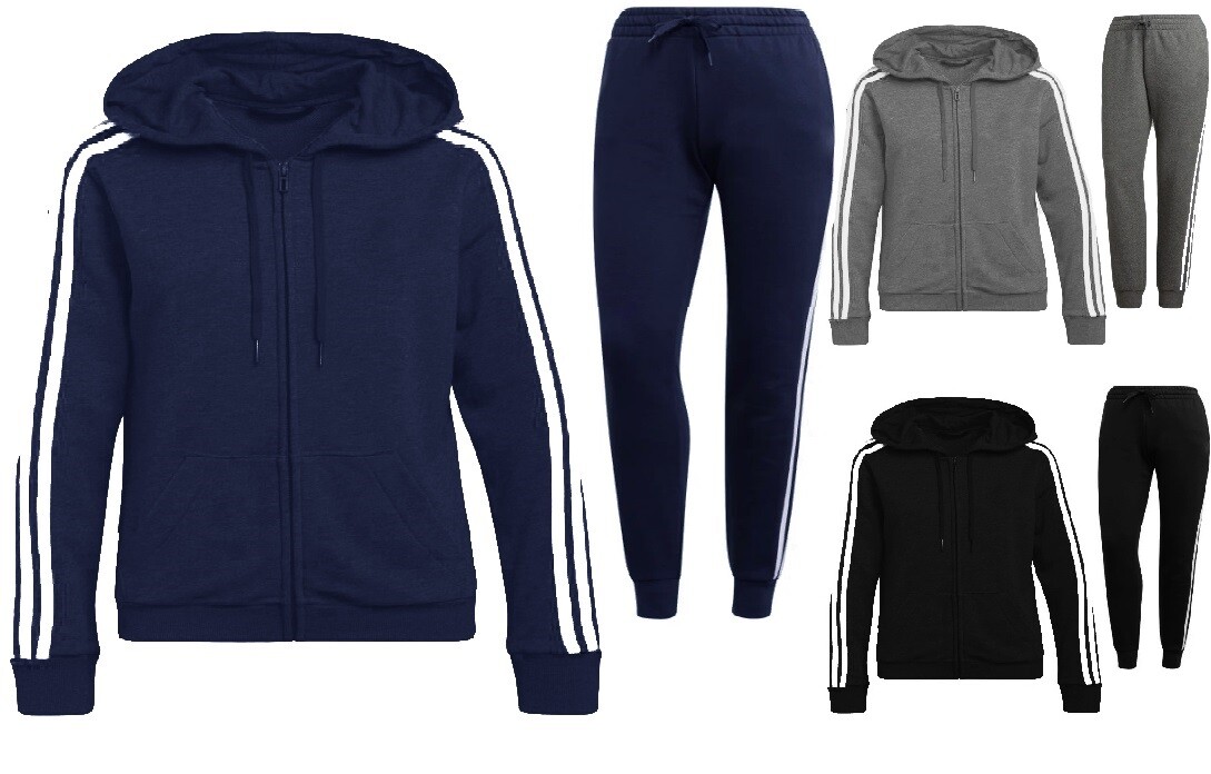 TUTA DA DONNA Invernale Felpata Sportiva Completo Pesante Caldo Comodo L XL XXL EUR 20,90 - IT - Foto 5