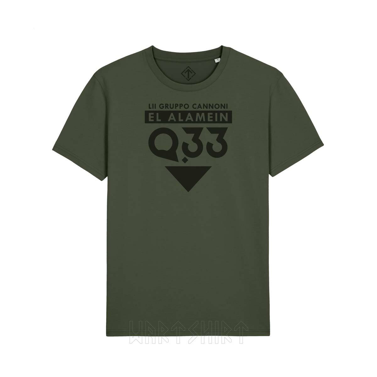 Maglietta Quota 33 Nordafrica 52° Gruppo Cannoni 152/37 Q33 El Alamein T- Shirt