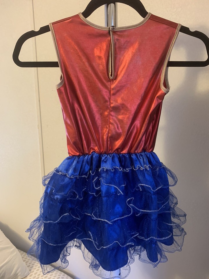 Wonder Woman Toddler Costume DRESS ONLY DC Comic Halloween Tutu Size 4