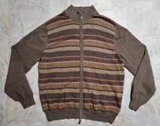 Lyle  Scott Full Zip Golf Sweater 100 Combed Cotton Men's Size XL