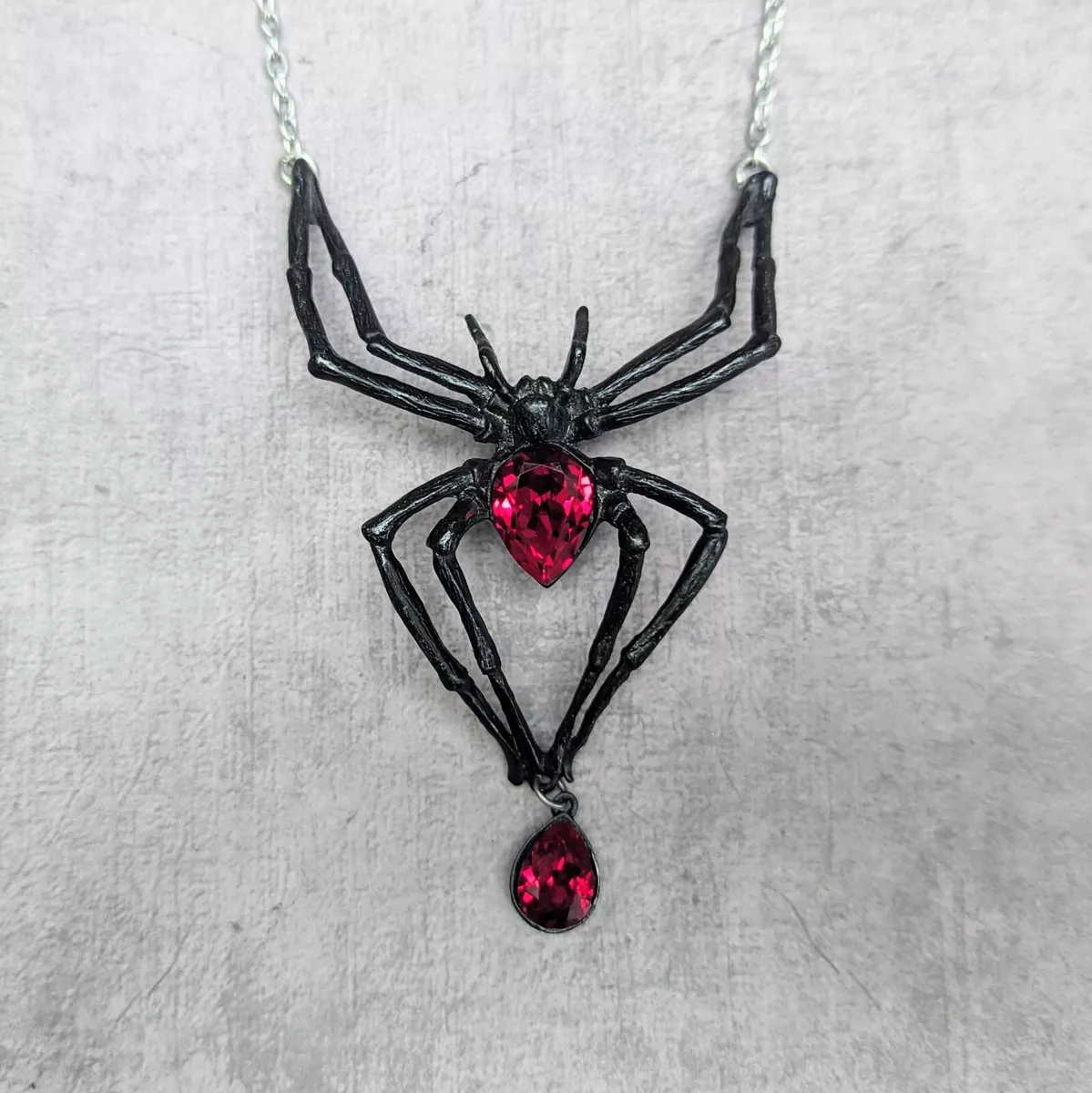 Marvel Black Widow Natasha Romanoff Spider Necklace Pendant Woman Choker  Gift | eBay
