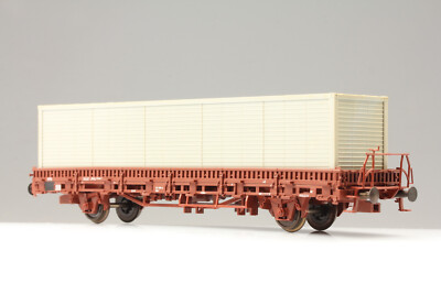 H0 Roco 46306 Rungenwagen Kbs DB 334 7 888-6 m. Container Schmutz/Kratz m.OVP